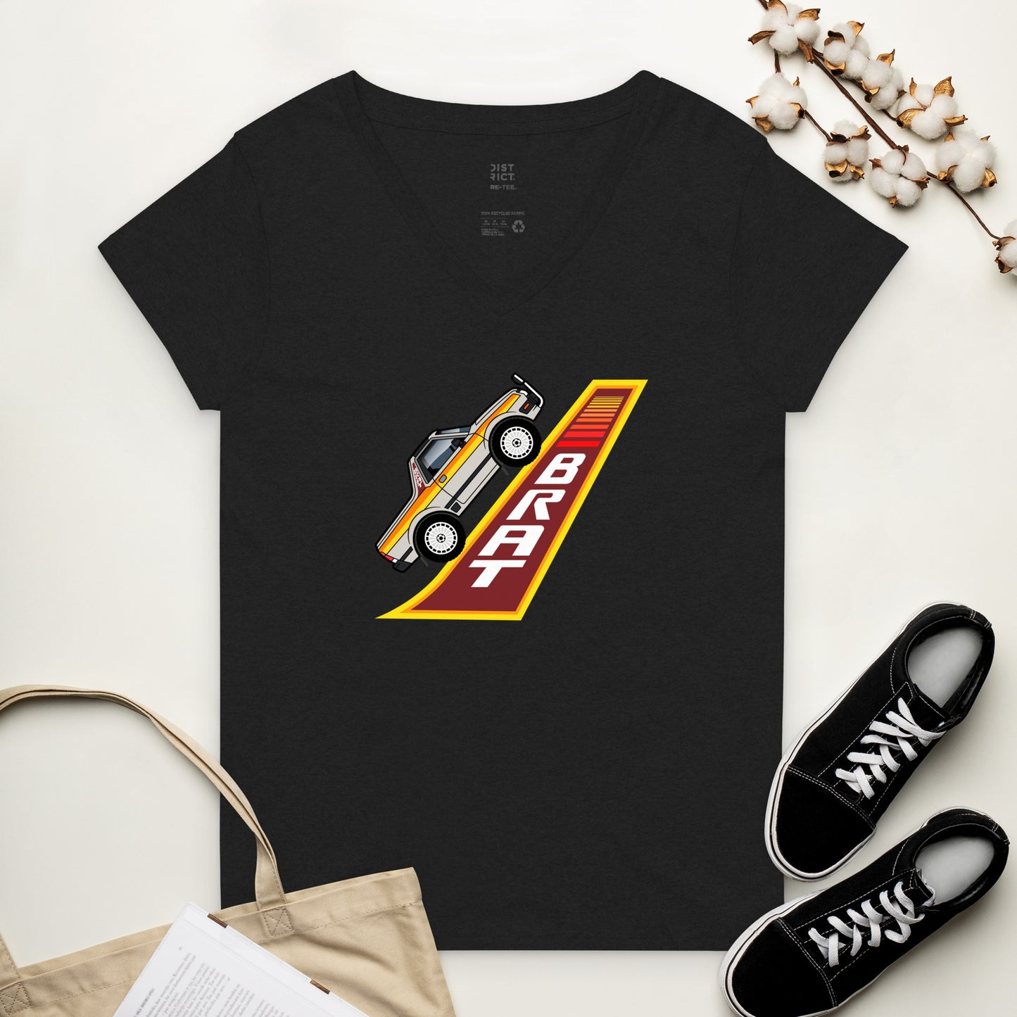 Animated BRAT Women's V-Neck