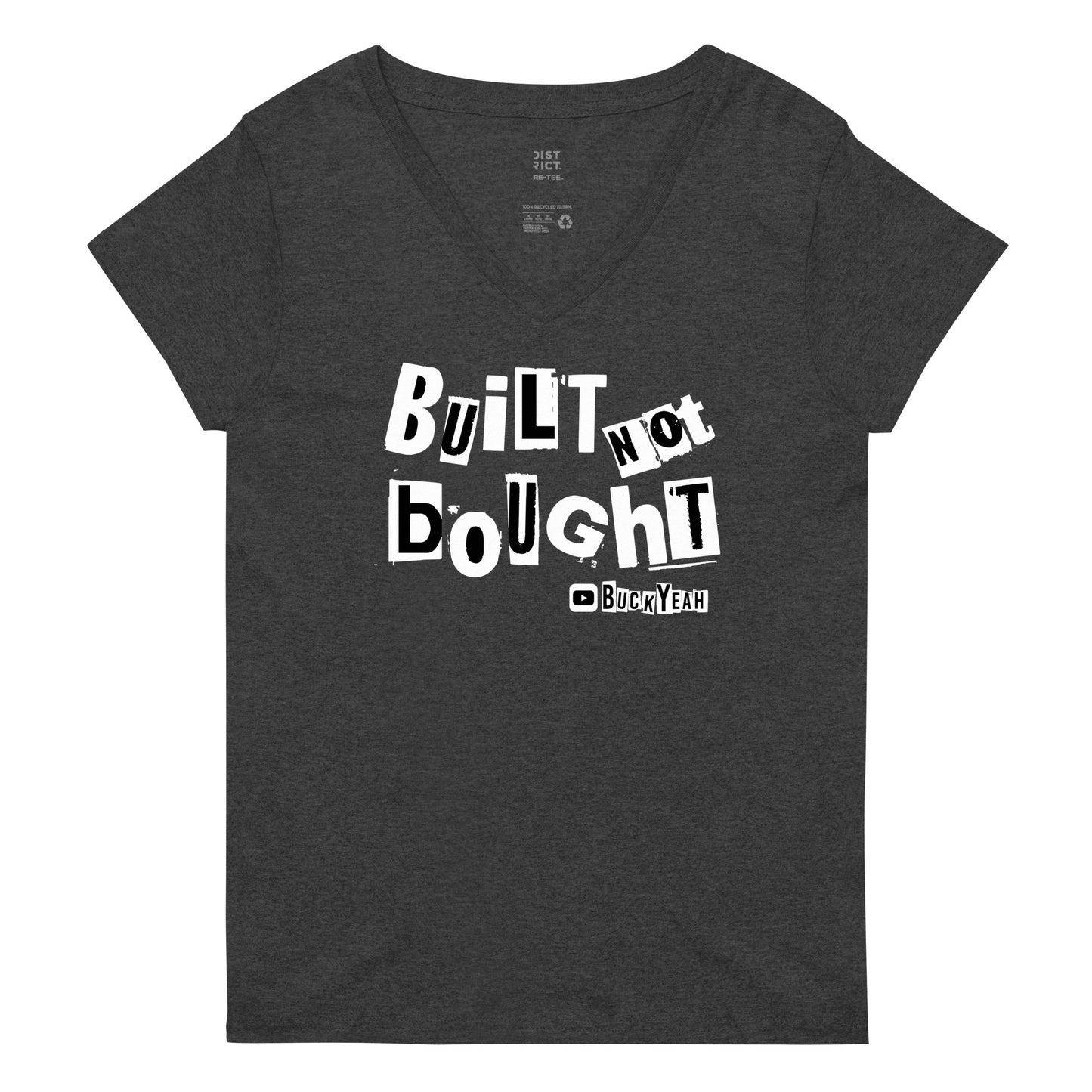 Built Not Bought Women's V-Neck