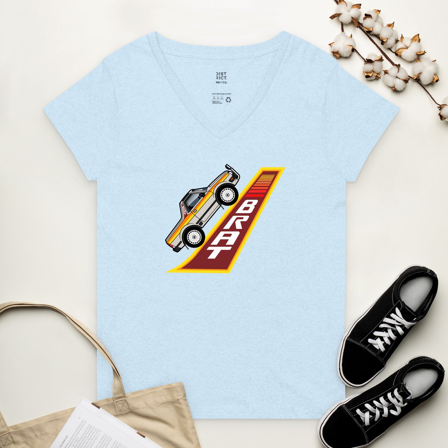 Animated BRAT Women's V-Neck