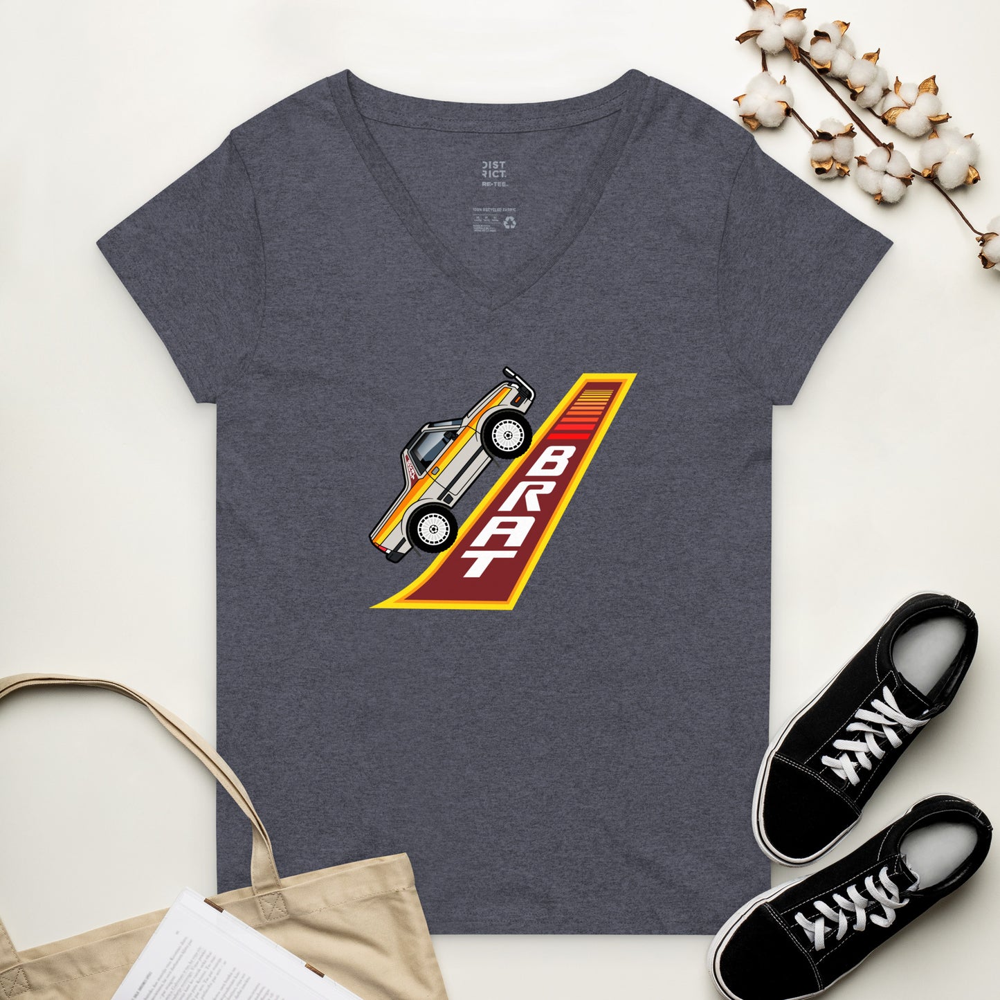 Animated BRAT Women's V-Neck