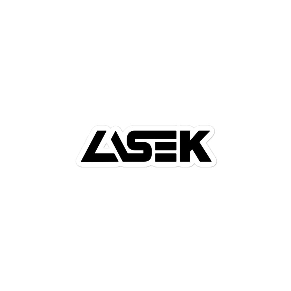 LASEK Logo Sticker - Black